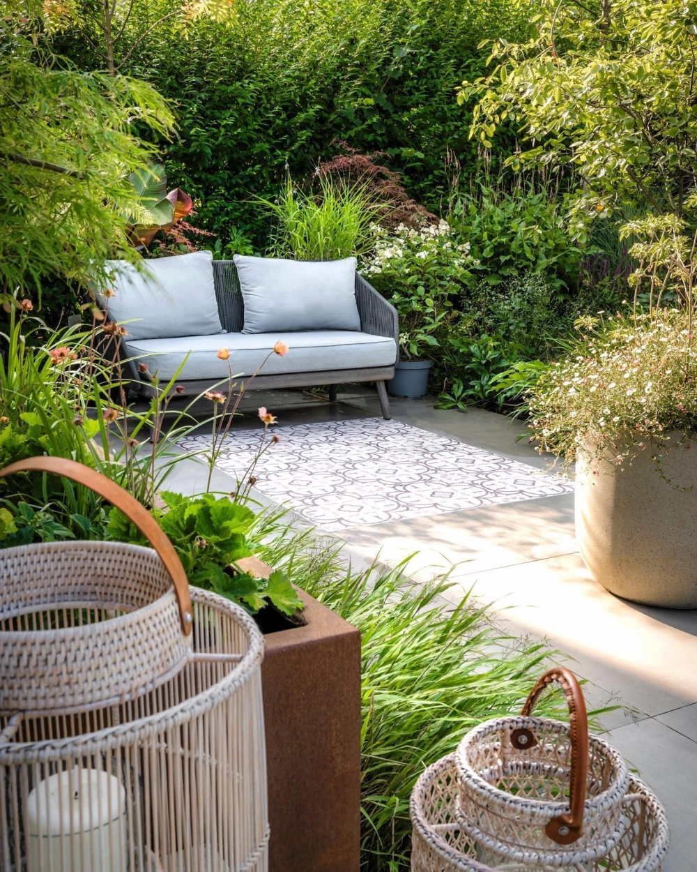 Đá lát sân vườn khò nhám tăng độ ma sát