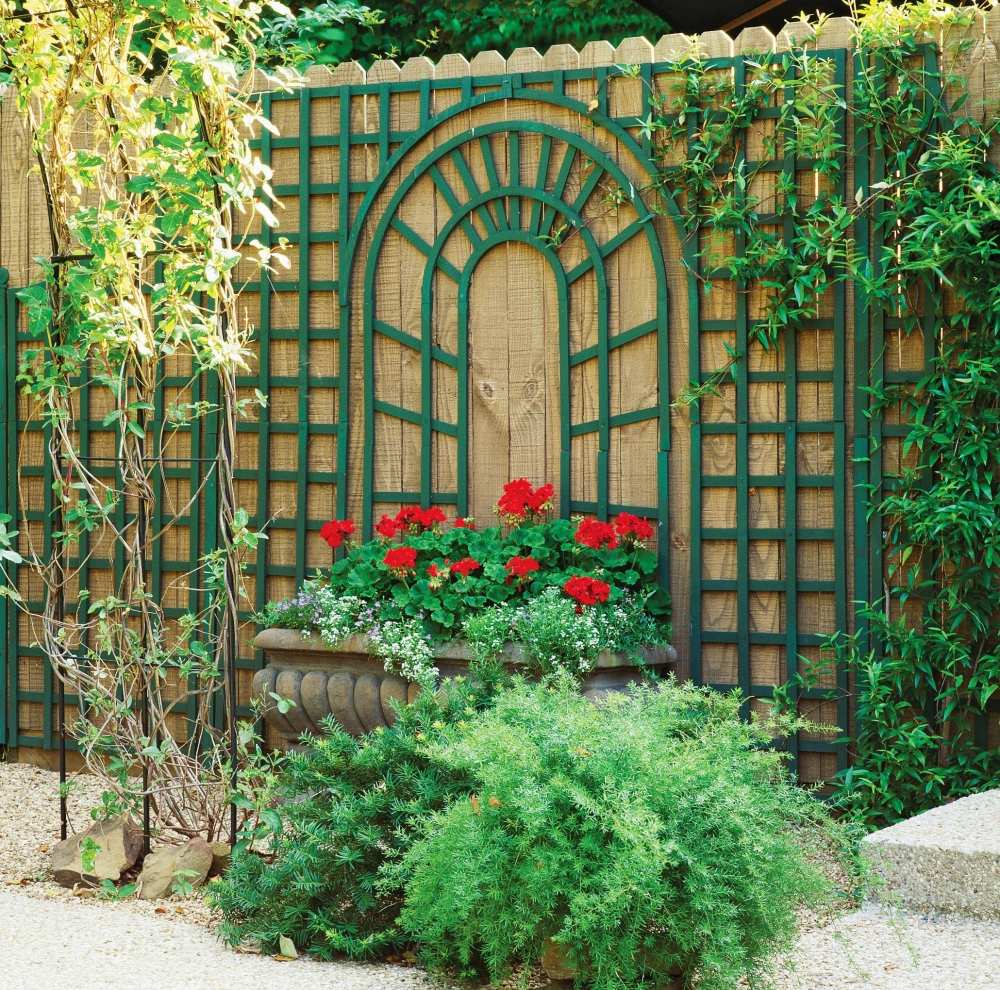 Giàn hoa hiện đại phù hợp kiến trúc mới