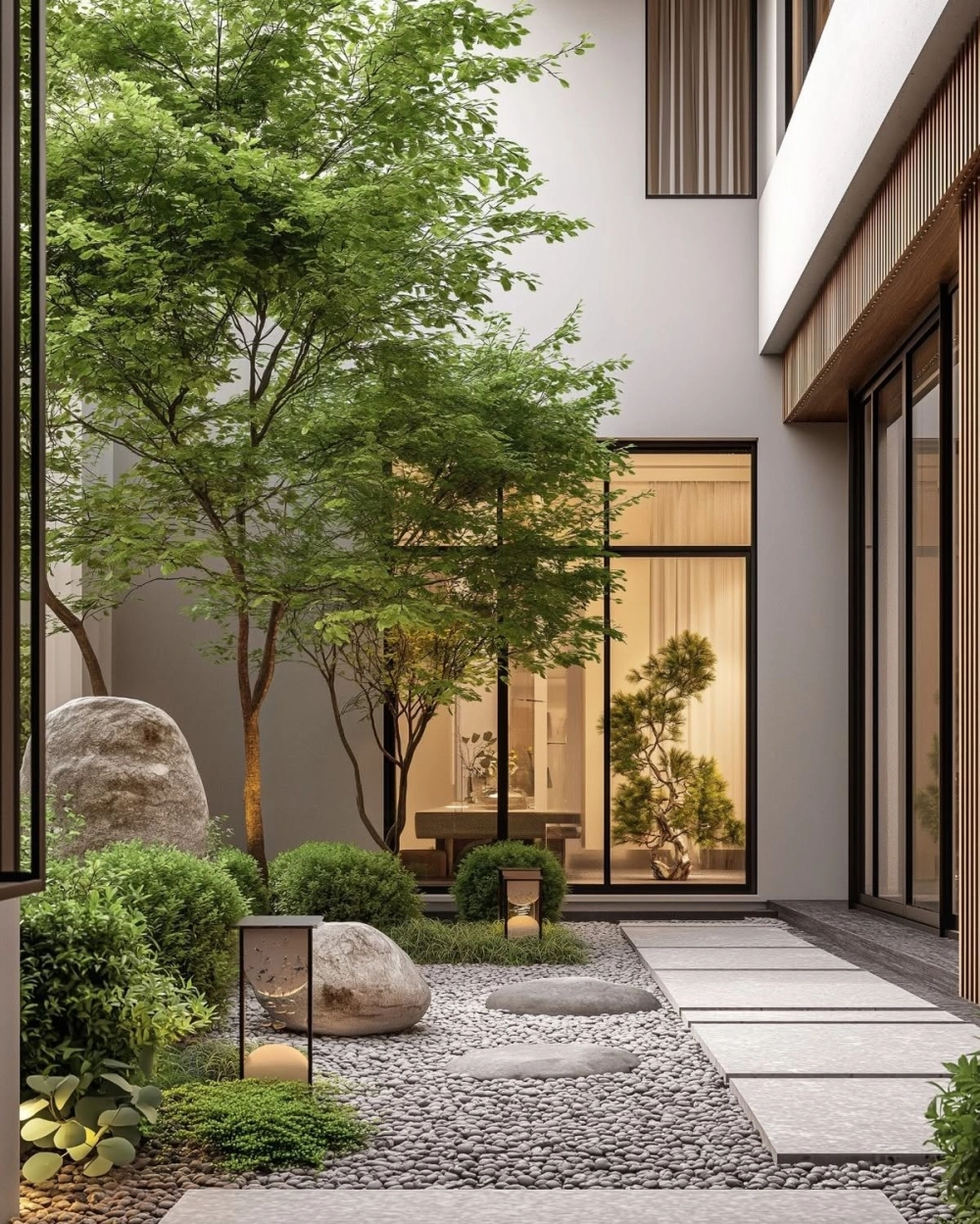 Mẫu thiết kế sân vườn 30m2 tối ưu không gian xanh