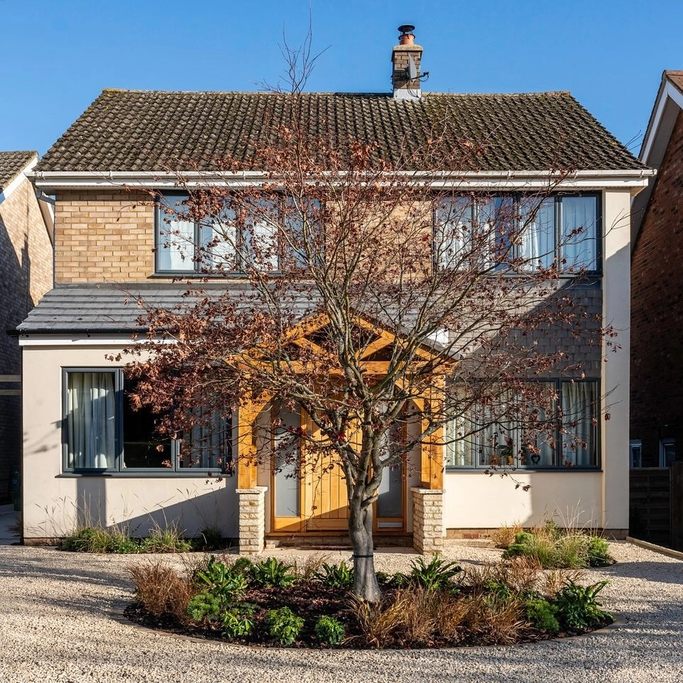 Sân vườn mini trước nhà phố 5m tối ưu diện tích