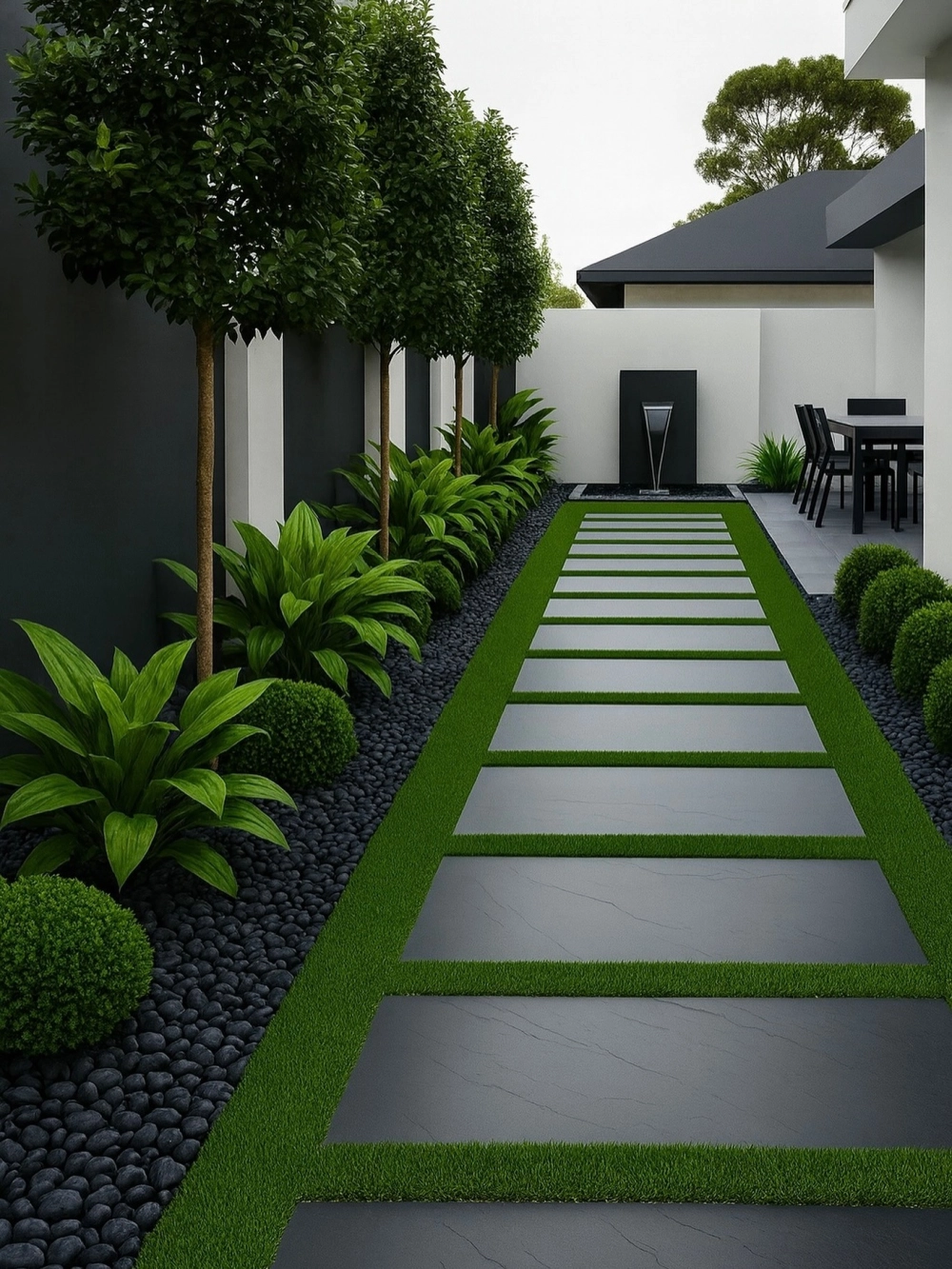 Thiết kế cảnh quan sân vườn biệt thự phong cách Châu Âu