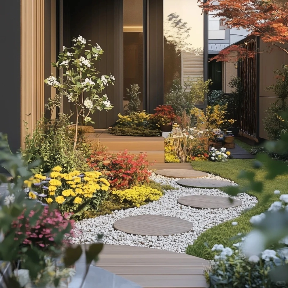 Vẻ đẹp mộc mạc của thiết kế sân vườn nhà quê