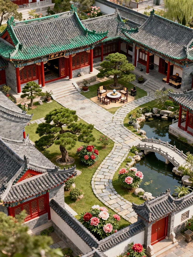 Tìm hiểu mẫu sân vườn phong cách Trung Hoa là gì