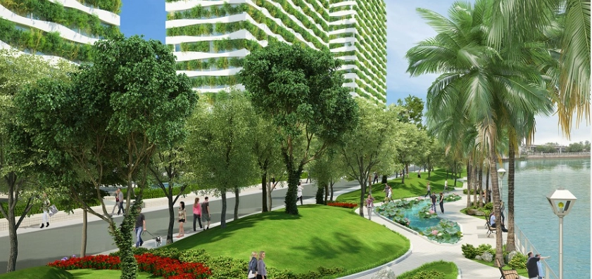 Ảnh minh họa cây xanh đô thị với tinh thần mát lành và định hướng sử dụng trong cảnh quan công cộng
