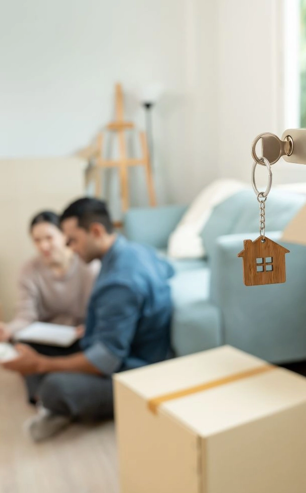 Bối cảnh nhập trạch trang trọng với các vật phẩm phong tục truyền thống