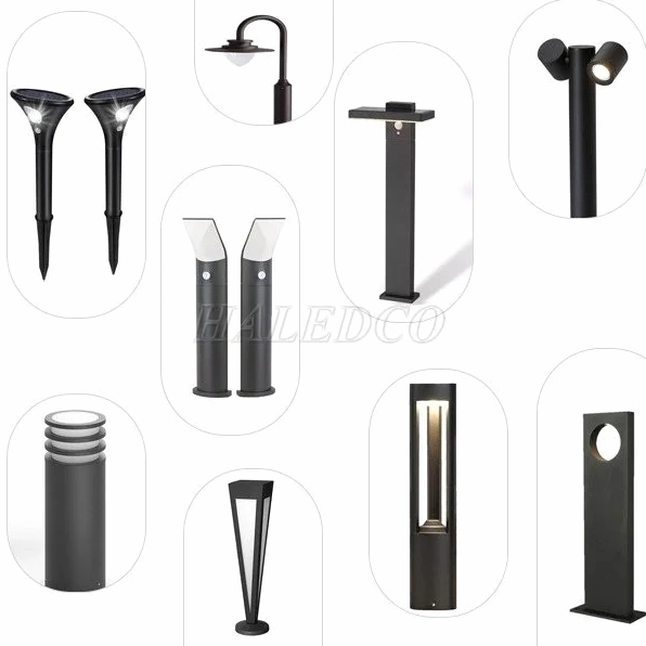 Các mẫu đèn trụ chiếu sáng sân vườn với nhiều kiểu dáng dành cho không gian ngoài trời
