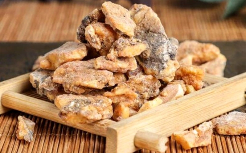 Cận cảnh nhựa cây bồ đề với sắc độ tự nhiên, gợi nét mộc mạc của một loài cây giàu giá trị sử dụng