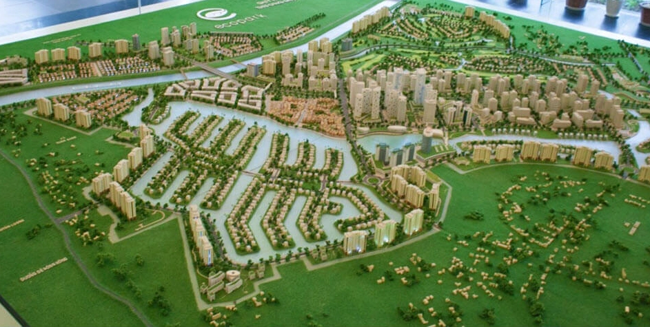 Cây xanh trong khu đô thị Ecopark tạo bầu không khí trong lành và hiện đại