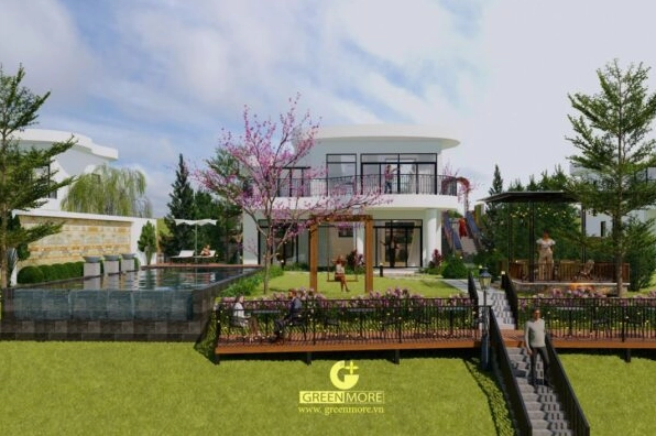 Cloud Garden với cảnh quan sân vườn mơ mộng và giàu cảm xúc