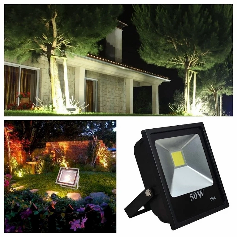 Đèn pha LED sân vườn chiếu sáng rộng cho cây cối và không gian ngoài trời