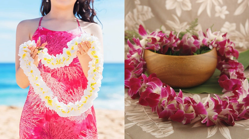 Hoa sứ được kết thành vòng trang trí mùa lễ hội với vẻ đẹp mềm mại và duyên dáng