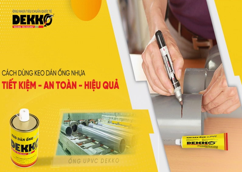Keo dán ống nhựa hỗ trợ thi công hệ thống nước sân vườn chắc chắn và an toàn