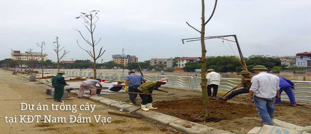 Khu đô thị sinh thái Nam Đầm Vạc với không gian cây xanh thoáng đãng