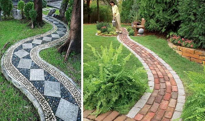 Lối đi sân vườn đẹp giúp tăng tính thẩm mỹ cho không gian nhà ở