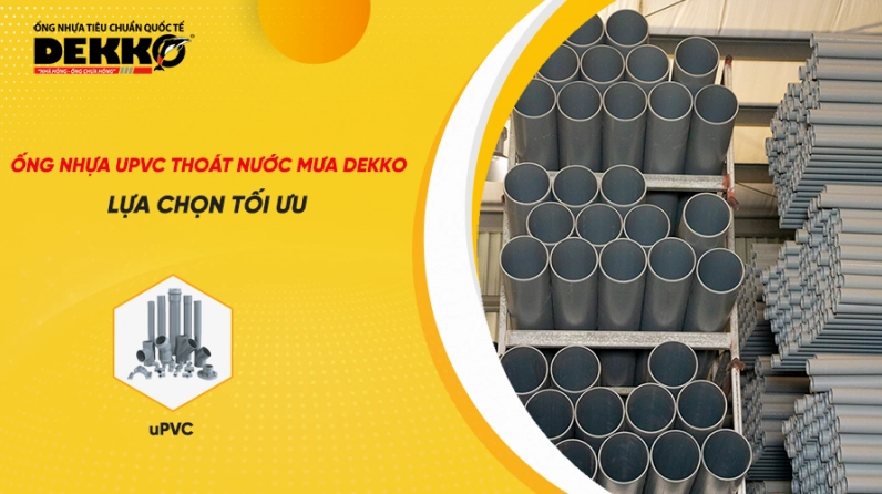 Ống nhựa uPVC thoát nước mưa giúp bảo vệ nền đất và cây trồng trong sân vườn
