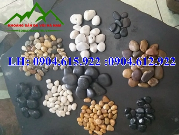Sỏi tự nhiên giá rẻ với màu sắc mộc mạc dùng cho sân vườn gia đình