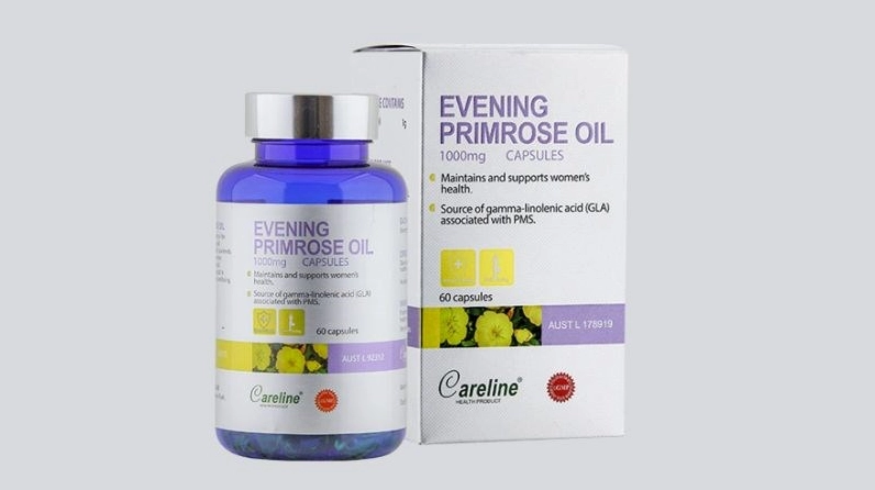 Viên uống Hoa Anh Thảo của Careline xuất hiện trong ảnh với tông màu tươi và bố cục dễ nhìn