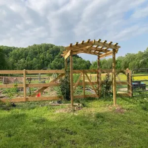 100+ Hình ảnh hàng rào sân vườn bằng gỗ mộc mạc đẹp