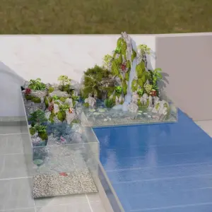 Hình ảnh hòn non bộ mini nuôi cá cực đẹp và chất