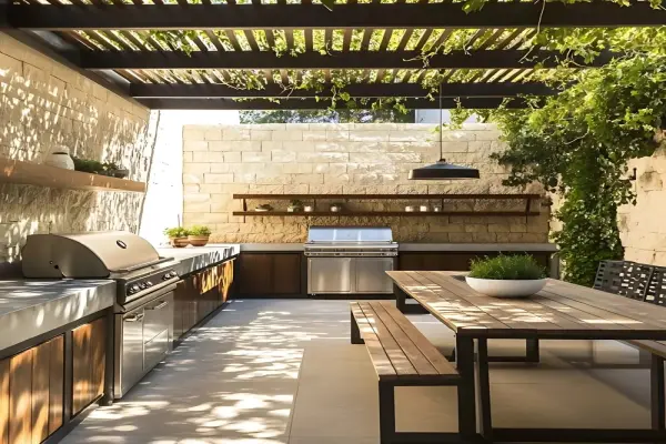 25+ mẫu khu vực nướng BBQ đẹp cho không gian sân vườn