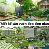 Trang trí góc sân vườn đẹp đầy chất thơ