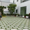 Trang trí sân vườn bằng cỏ nhân tạo đẹp mê ly