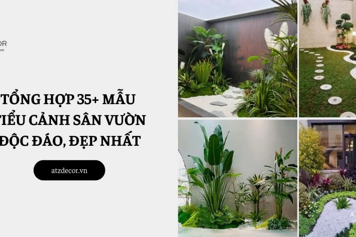 Thiết kế tiểu cảnh đẹp cho không gian sống xanh