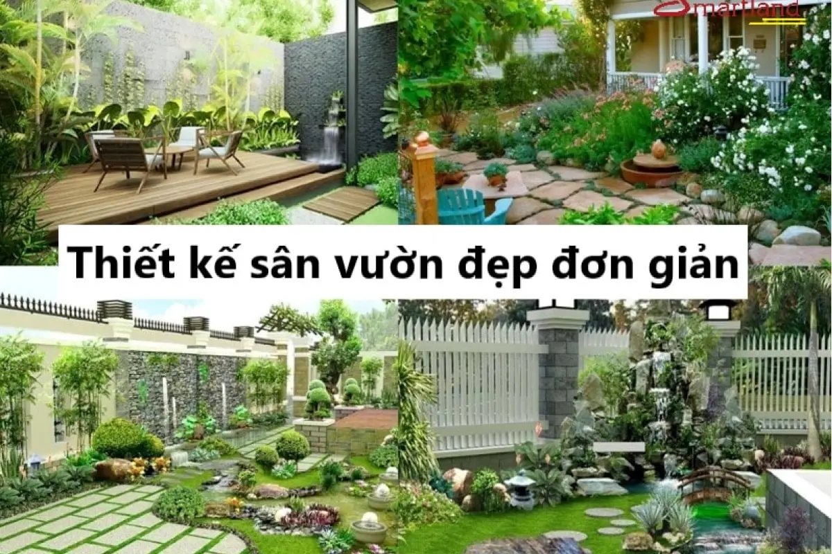 Trang trí góc sân vườn đẹp đầy chất thơ