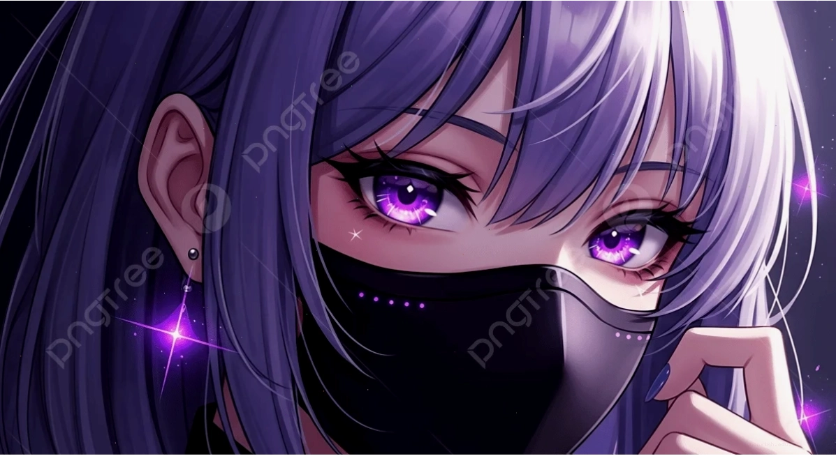 Meme hài hước về cô nàng anime tóc tím