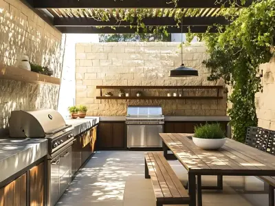 25+ mẫu khu vực nướng BBQ đẹp cho không gian sân vườn