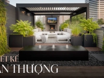 Sân vườn chill đẹp như một miền xanh mơ mộng