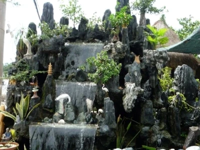 Thiết kế hòn non bộ đẹp như tranh thủy mặc