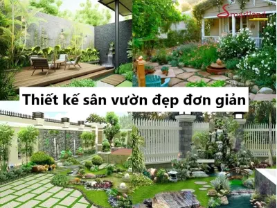 Trang trí góc sân vườn đẹp đầy chất thơ