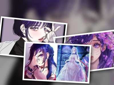 Ảnh Anime Girl Tóc Tím Bí Ẩn Bí Ẩn: Thật Hay Lừa Dối?